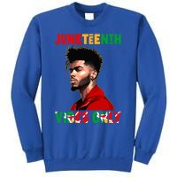 Juneteenth Vibes Only Black King Black Freedom Afro Gift Sweatshirt