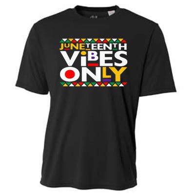 Juneteenth Vibes Only 1865 African American Cooling Performance Crew T-Shirt