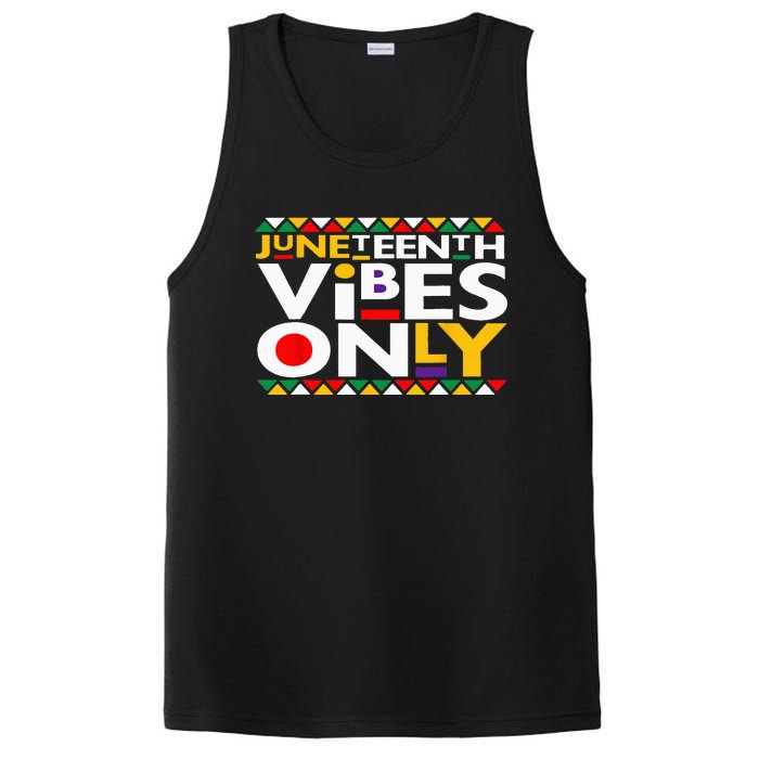 Juneteenth Vibes Only 1865 African American PosiCharge Competitor Tank