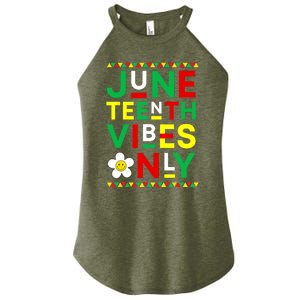 Juneteenth Vibes Only Freedom Independence Day Juneteenth Women's Perfect Tri Rocker Tank