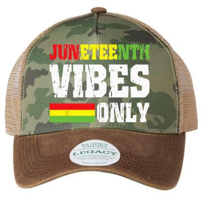 JUNETEENTH VIBES ONLY June 19 1865 Celebrate Black History Legacy Tie Dye Trucker Hat