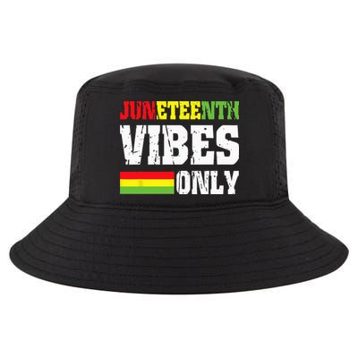 JUNETEENTH VIBES ONLY June 19 1865 Celebrate Black History Cool Comfort Performance Bucket Hat
