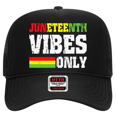 JUNETEENTH VIBES ONLY June 19 1865 Celebrate Black History Trucker Hat