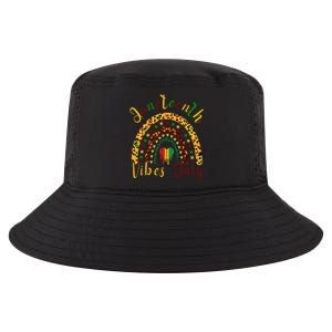 Juneteenth Vibes Only Leopard Rainbow Juneteeth Cool Comfort Performance Bucket Hat