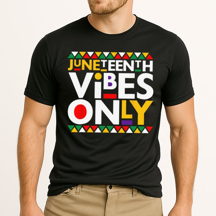 Juneteenth Vibes Only 1865 African American Cooling Performance Crew T-Shirt