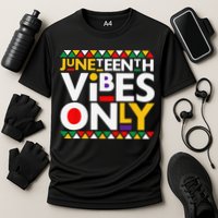 Juneteenth Vibes Only 1865 African American Cooling Performance Crew T-Shirt