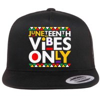 Juneteenth Vibes Only 1865 African American Flat Bill Trucker Hat