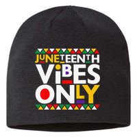 Juneteenth Vibes Only 1865 African American Sustainable Beanie