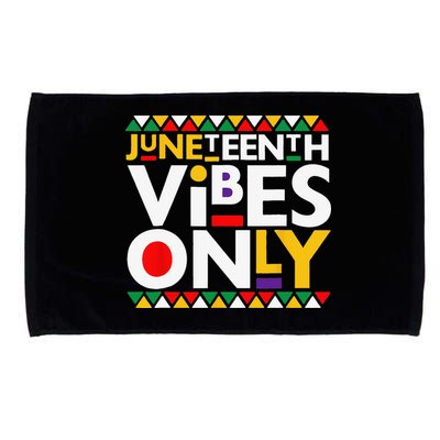 Juneteenth Vibes Only 1865 African American Microfiber Hand Towel
