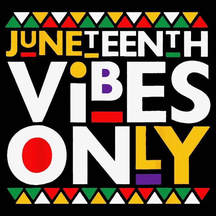 Juneteenth Vibes Only 1865 African American Cropped Pullover Crew