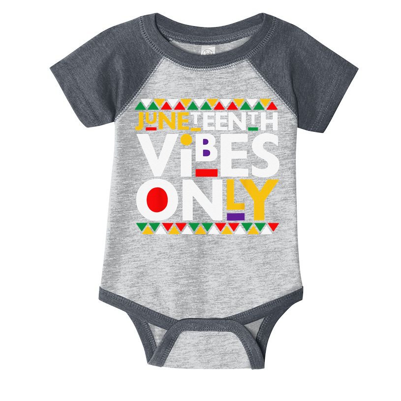 Juneteenth Vibes Only 1865 African American Infant Baby Jersey Bodysuit