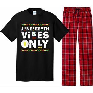 Junenth Vibes Only Black History Blm African American Cool Gift Pajama Set