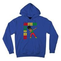 Juneteenth Vibes Only African Dabbing Black Freedom Gift Tall Hoodie