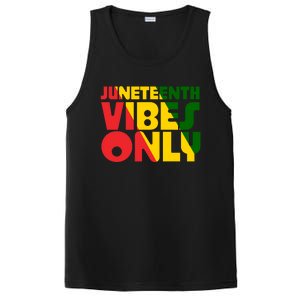 Juneteenth Vibes Only African America Flag Indepedence Day Gift PosiCharge Competitor Tank