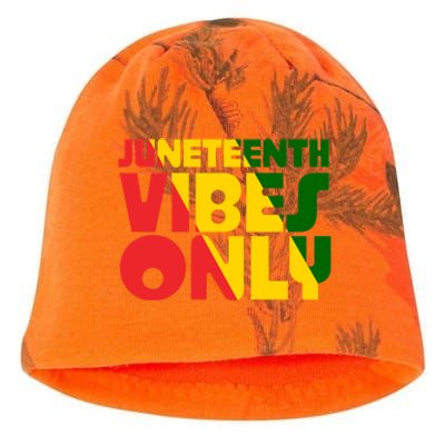 Juneteenth Vibes Only African America Flag Indepedence Day Gift Kati - Camo Knit Beanie