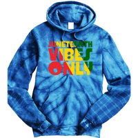 Juneteenth Vibes Only African America Flag Indepedence Day Gift Tie Dye Hoodie