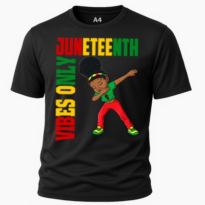 Juneteenth Vibes Only African Dabbing Black Freedom Meaningful Gift Performance Shirt