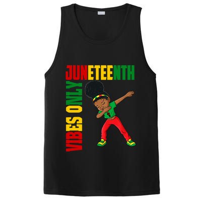 Juneteenth Vibes Only African Dabbing Black Freedom Meaningful Gift PosiCharge Competitor Tank