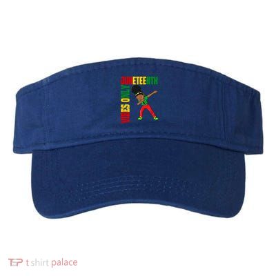 Juneteenth Vibes Only African Dabbing Black Freedom Meaningful Gift Visor