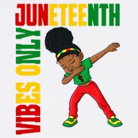 Juneteenth Vibes Only African Dabbing Black Freedom Meaningful Gift Garment-Dyed Sweatshirt