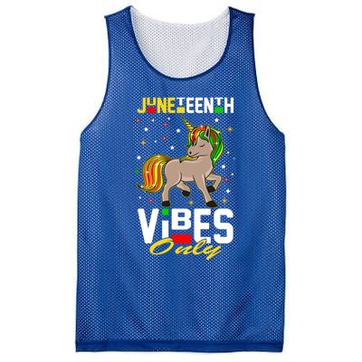 Junenth Vibes Only African American Melanin Unicorn Gift Mesh Reversible Basketball Jersey Tank