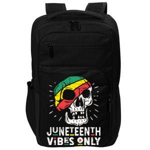 Junenth Vibes Only Black History Blm African American Gift Impact Tech Backpack