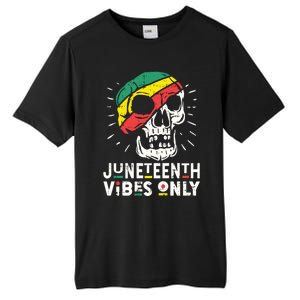 Junenth Vibes Only Black History Blm African American Gift Tall Fusion ChromaSoft Performance T-Shirt