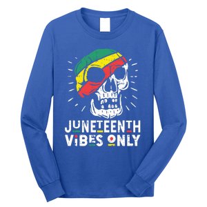 Junenth Vibes Only Black History Blm African American Gift Long Sleeve Shirt