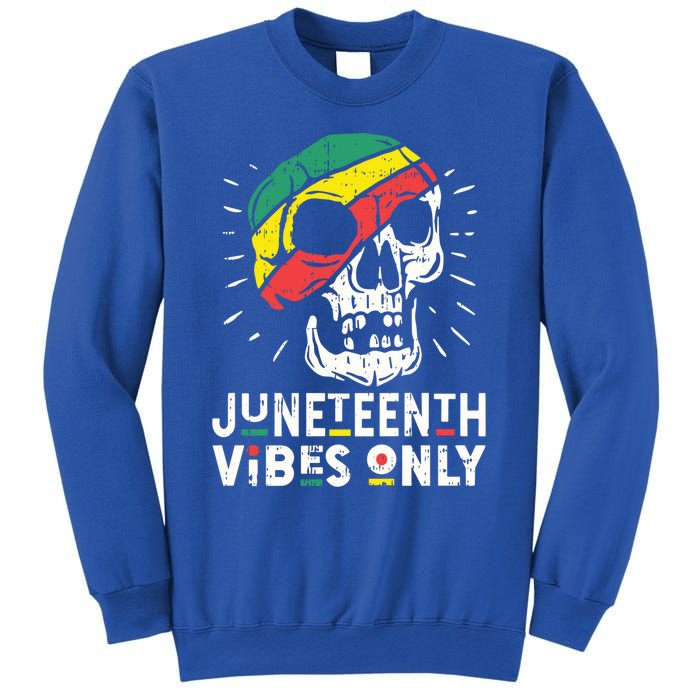 Junenth Vibes Only Black History Blm African American Gift Sweatshirt