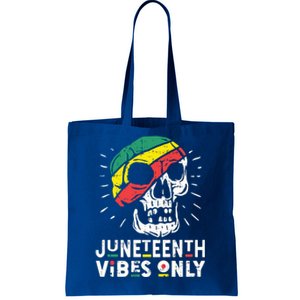 Junenth Vibes Only Black History Blm African American Gift Tote Bag