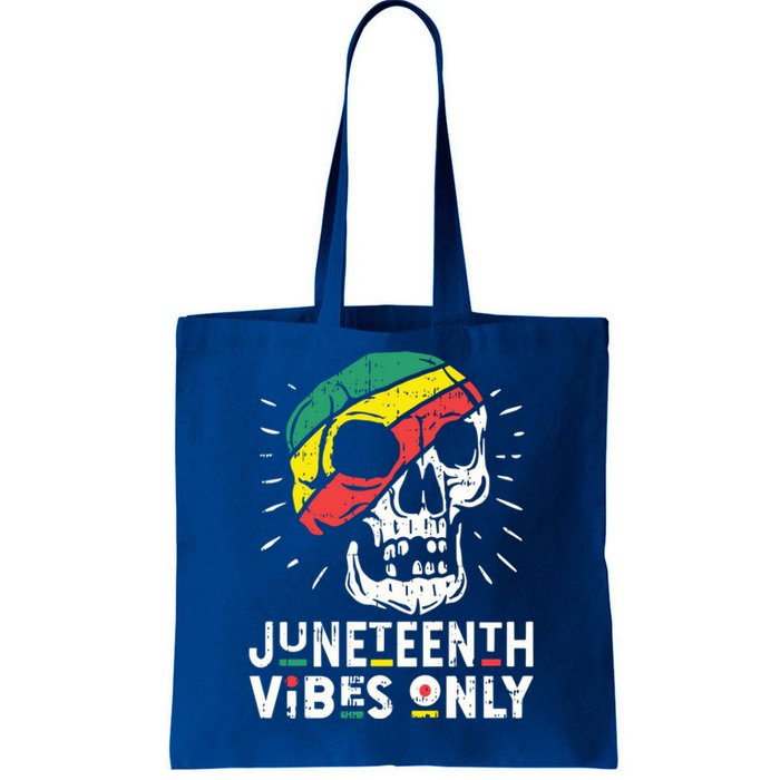 Junenth Vibes Only Black History Blm African American Gift Tote Bag