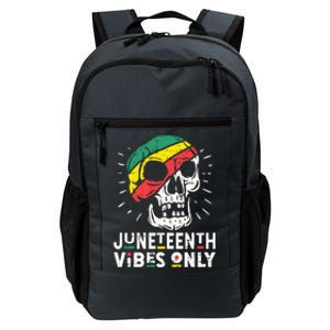 Junenth Vibes Only Black History Blm African American Gift Daily Commute Backpack