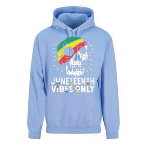 Junenth Vibes Only Black History Blm African American Gift Unisex Surf Hoodie