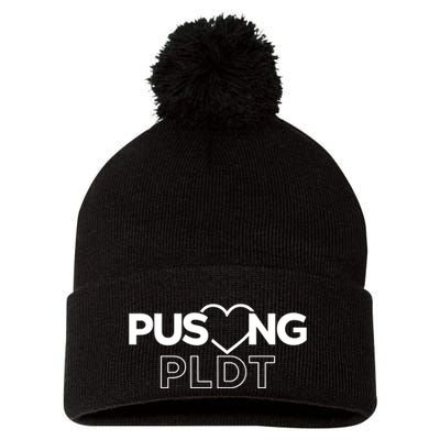 Joey Villar Pusong Pldt Pom Pom 12in Knit Beanie