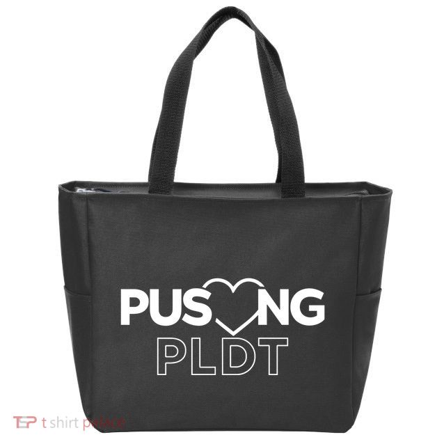 Joey Villar Pusong Pldt Zip Tote Bag