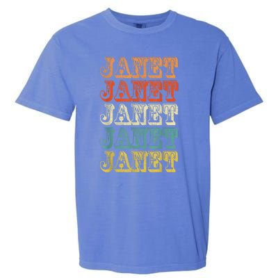 Janet Vintage Retro Garment-Dyed Heavyweight T-Shirt