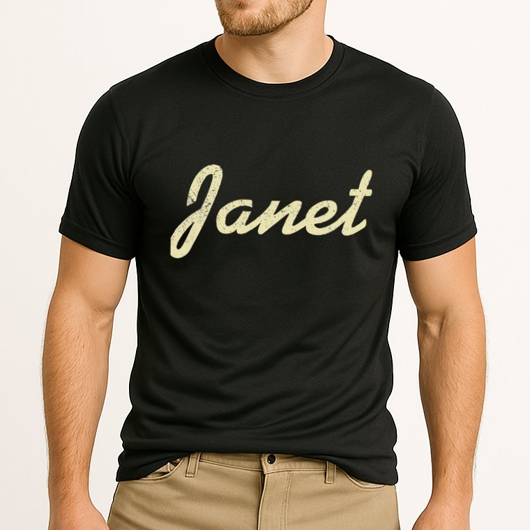 Janet Vintage Retro Performance Shirt