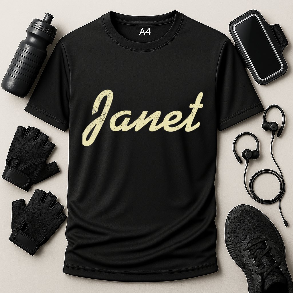 Janet Vintage Retro Performance Shirt