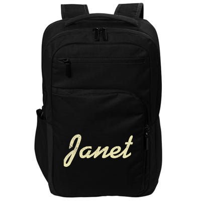 Janet Vintage Retro Impact Tech Backpack