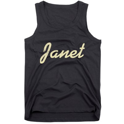Janet Vintage Retro Tank Top