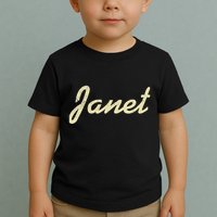 Janet Vintage Retro Toddler T-Shirt