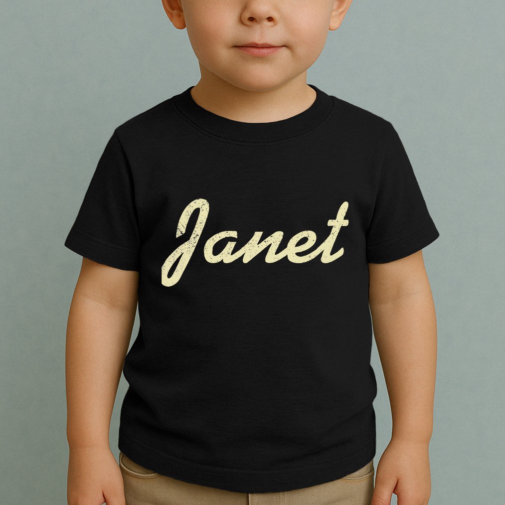 Janet Vintage Retro Toddler T-Shirt