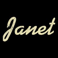 Janet Vintage Retro Women's Crop Top Tee