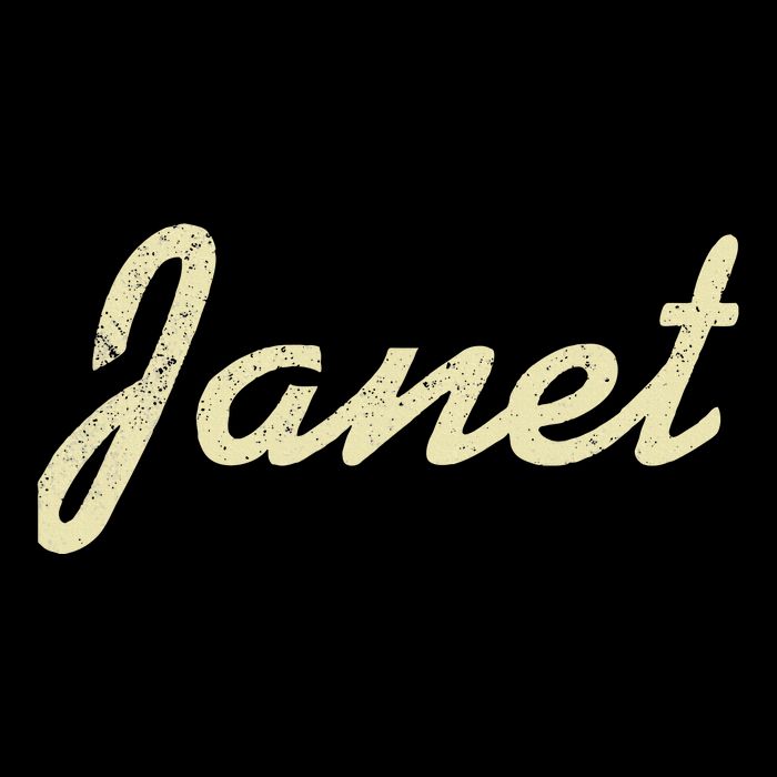 Janet Vintage Retro Women's Crop Top Tee