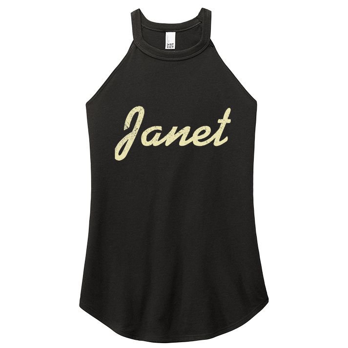 Janet Vintage Retro Women's Perfect Tri Rocker Tank