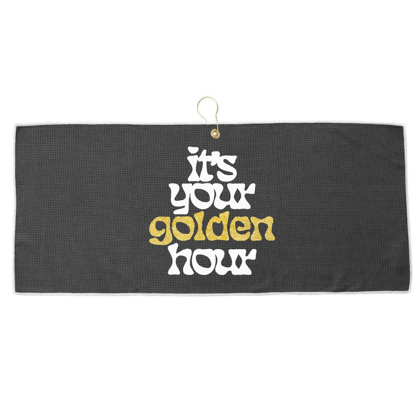 Jvke Vintage Retro Large Microfiber Waffle Golf Towel