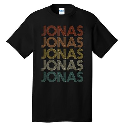 Jonas Vintage Retro names style  Tall T-Shirt