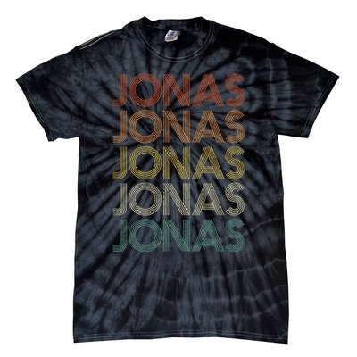 Jonas Vintage Retro names style  Tie-Dye T-Shirt