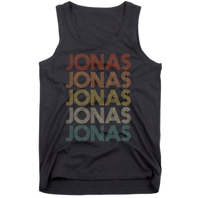 Jonas Vintage Retro names style  Tank Top