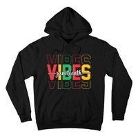 Juneteenth Vibes Retro Vintage 1865 Women Girl Afro Proud Hoodie